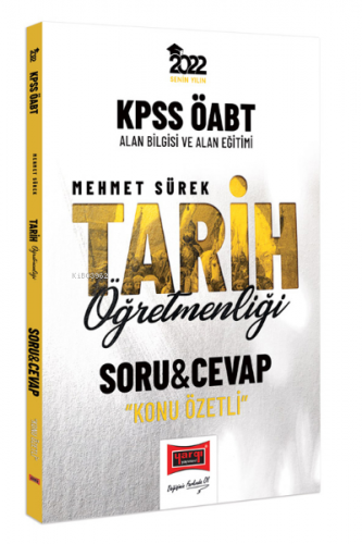 2022 KPSS ÖABT Tarih Öğretmenliği Soru Cevap | Mehmet Sürek | Yargı Ya