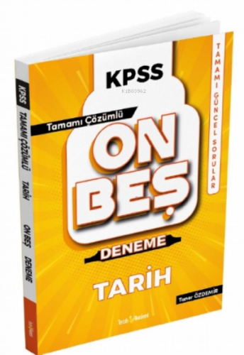 2022 KPSS Türkçe Tamamı Çözümlü 15 Deneme | Taner Özdemir | Tercih Aka