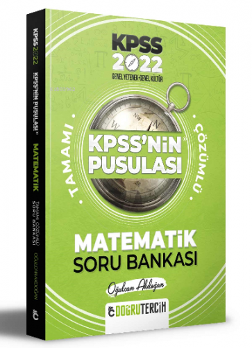 2022 KPSS'NİN Pusulası Matematik Soru Bankası | Oğulcan Akdoğan | Doğr