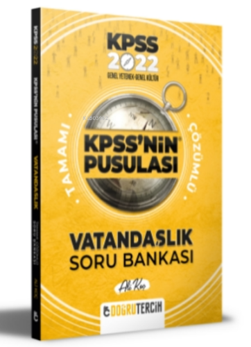 2022 KPSS'NİN Pusulası Vatandaşlık Soru Bankası | Ali Koç | Doğru Terc