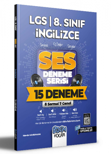 2022 LGS 8.Sınıf İngilizce SES Deneme Serisi 15 Deneme | Hande Kahrama