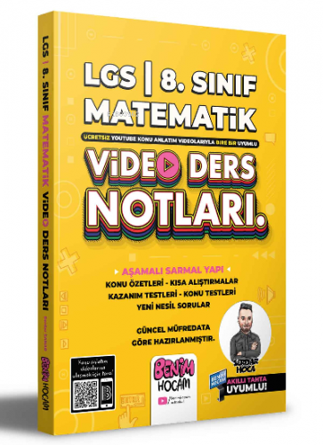 2022 LGS 8.Sınıf Matematik Video Ders Notları (Konu Anlatımı) Benim Ho