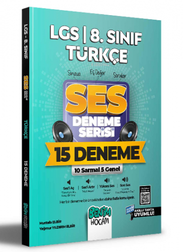 2022 LGS 8.Sınıf Türkçe SES Deneme Serisi 15 Deneme | Yağmur Yıldırım 