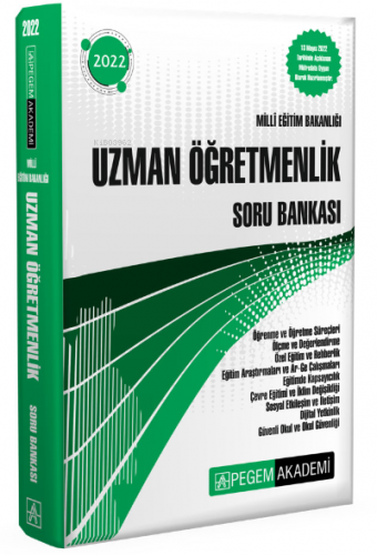 2022 Milli Eğitim Bakanlığı Uzman Öğretmenlik Soru Bankası | Kolektif 