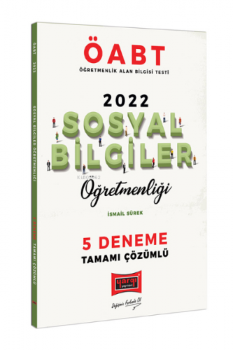 2022 ÖABT Sosyal Bilgiler Öğretmenliği Tamamı Çözümlü 5 Deneme | İsmai