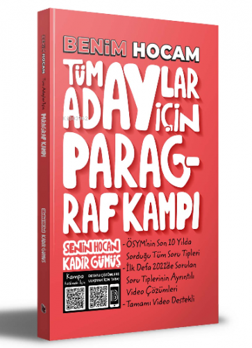 2022 Tüm Adaylar İçin Paragraf Kampı | Kadir Gümüş | Benim Hocam Yayın