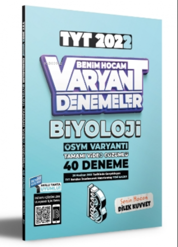 2022 TYT Biyoloji Tamamı Video Çözümlü 12 Deneme Sınavı | Dilek Kuvvet