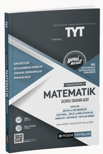 2022 Üniversite Sınavlarına Hazırlık TYT Tamamı Çözümlü Matematik Soru