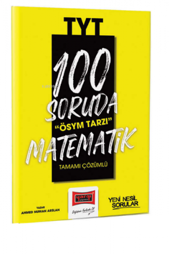 2023 100 Soruda ÖSYM Tarzı TYT Matematik Tamamı Çözümlü Soru Bankası |