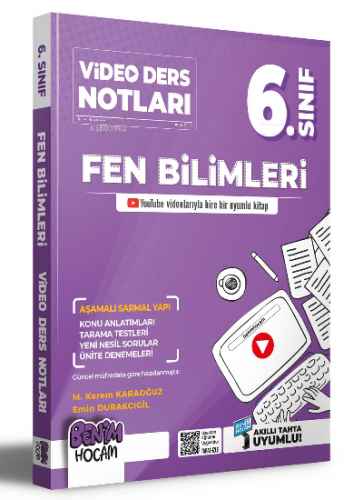 2023 6.sınıf Fen Bilimleri Video Ders Notları (Konu Anlatımı) | M. Ker