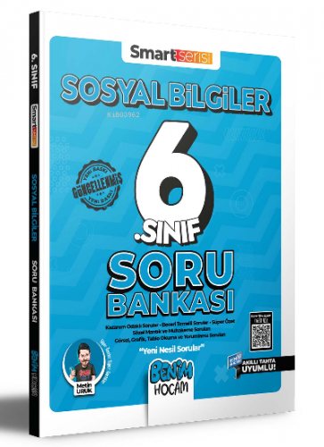 2023 6. Sınıf Sosyal Bilgiler Soru Bankası | Metin Uruk | Benim Hocam 