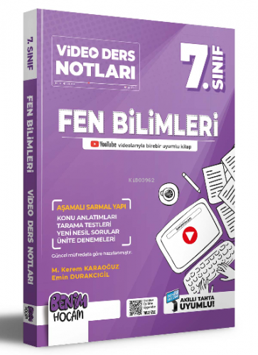 2023 7.sınıf Fen Bilimleri Video Ders Notları (Konu Anlatımı) | Emin D