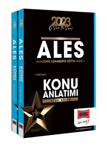 2023 ALES Sayısal ve Sözel Konu Anlatımlı Set (2 Cilt) | Kolektif | Ya