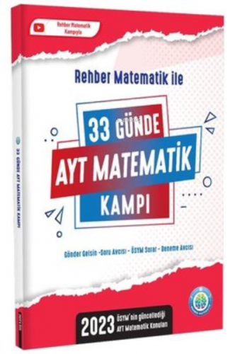 2023-AYT-33-Gunde-AYT-Matematik-Kamp-Kitabi | Kolektif | Rehber Matema