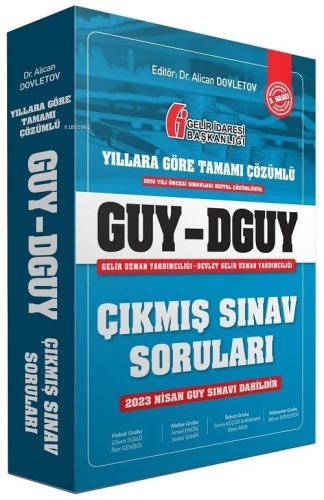 2023 GUY DGUY Gelir Uzman Yardımcılığı Çıkmış Sınav Soruları | Alican 