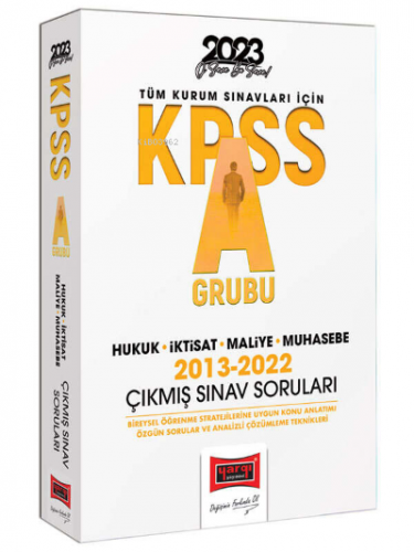 2023 KPSS A Grubu Hukuk - İktisat - Maliye - Muhasebe 2013-2022 Çıkmış