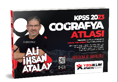 2023 KPSS Atölye Serisi Haritalar ve Grafiklerle Coğrafya Atlası | Ali