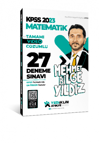 2023 KPSS Atölye Serisi Matematik Tamamı Video Çözümlü 27 Deneme Sınav