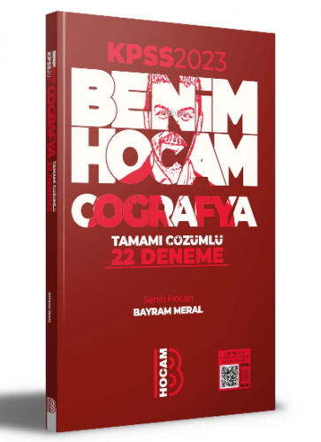 2023 KPSS Coğrafya Tamamı Çözümlü 22 Deneme | Bayram Meral | Benim Hoc