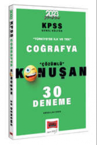 2023 KPSS Coğrafya Tamamı Çözümlü Konuşan 30 Deneme | Abdullah Eser | 