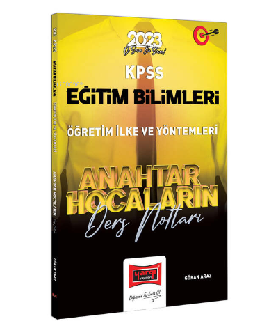 2023 KPSS Eğitim Bilimleri Anahtar Hocaların Öğretim İlke ve Yöntemler