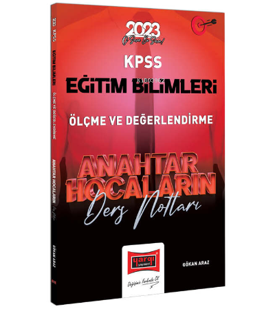 2023 KPSS Eğitim Bilimleri Anahtar Hocaların Ölçme ve Değerlendirme De