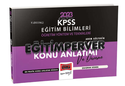 2023 KPSS Eğitim Bilimleri Eğitimperver Öğretim Yöntem ve Teknikleri P