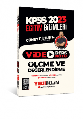 2023 KPSS Eğitim Bilimleri Ölçme ve Değerlendirme Video Ders Notu | Cü