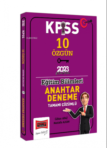 2023 KPSS Eğitim Bilimleri Tamamı Çözümlü Anahtar 10 Özgün Deneme | Mu