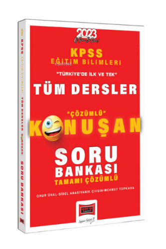 2023 KPSS Eğitim Bilimleri Tüm Dersler Tamamı Çözümlü Konuşan Soru Ban