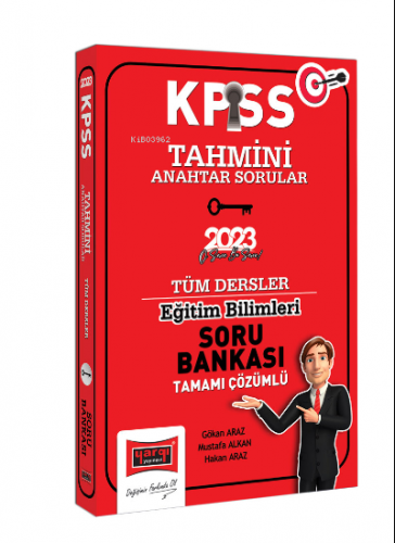 2023 KPSS Eğitim Bilimleri Tüm Dersler Tamamı Çözümlü Tahmini Anahtar 