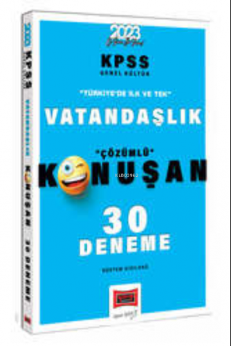 2023 KPSS Genel Kültür Konuşan Vatandaşlık 30 Deneme | Rüstem Kızıldağ