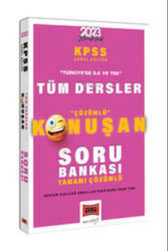 2023 KPSS Genel Kültür Tüm Dersler Tamamı Çözümlü Konuşan Soru Bankası