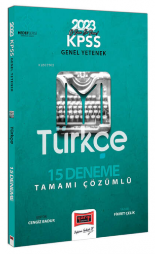 2023 KPSS Genel Yetenek Hedef IYI Serisi Türkçe Tamamı Çözümlü 15 Dene