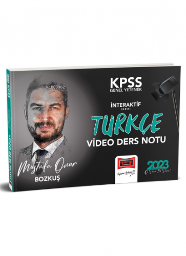 2023 KPSS Genel Yetenek İnteraktif Serisi Türkçe Video Ders Notları | 