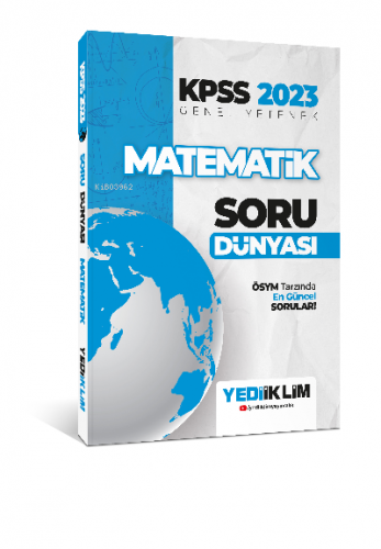 2023 KPSS Genel Yetenek Matematik Soru Dünyası | Kolektif | Yediiklim 