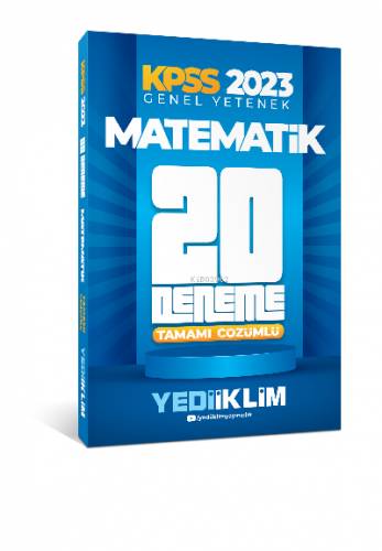 2023 KPSS Genel Yetenek Matematik Tamamı Çözümlü 20 Deneme | Kolektif 