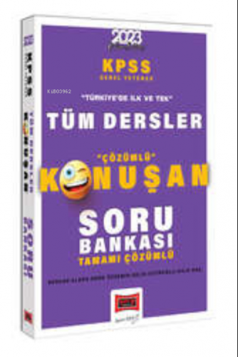 2023 KPSS Genel Yetenek Tüm Dersler Tamamı Çözümlü Konuşan Soru Bankas