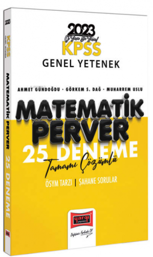 2023 KPSS Matematikperver Tamamı Çözümlü 25 Deneme | Ahmet Gündoğdu | 