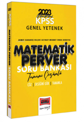 2023 KPSS Matematikperver Tamamı Çözümlü Soru Bankası | Ahmet Karakuş 