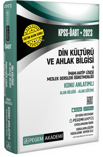 2023 KPSS ÖABT Din Kültürü ve Ahlak Bilgisi-İmam Hatip Lisesi Mes.Lise