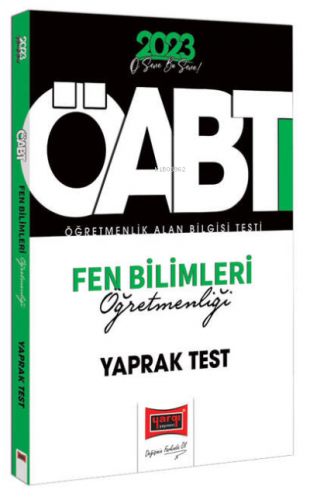 2023 KPSS ÖABT Fen Bilimleri Öğretmenliği Çek Kopart Yaprak Test | Kol