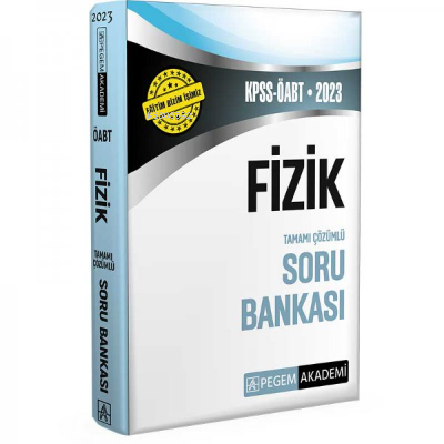 2023 KPSS ÖABT Fizik Soru Bankası | Kolektif | Pegem Akademi Yayıncılı