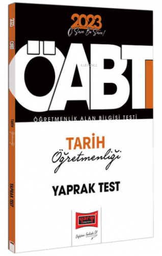 2023 KPSS ÖABT Tarih Öğretmenliği Çek Kopart Yaprak Test | Kolektif | 