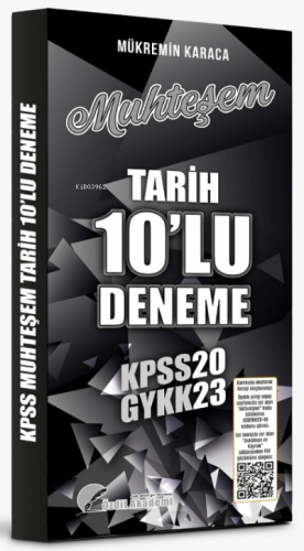 2023 KPSS Tarih 10 Deneme PDF Çözümlü | Mükremin Karaca | Özdil Akadem