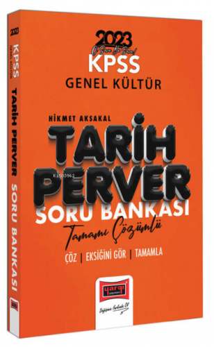 2023 KPSS TarihPerver Tamamı Çözümlü Soru Bankası | Hikmet Aksakal | Y