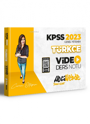 2023 KPSS Türkçe Video Ders Notu | Ceren Ertopçu | HocaWebde