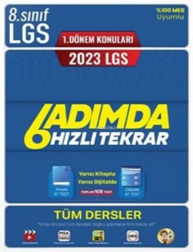 2023-LGS-1-Donem-6-Adimda-Tum-Dersler-Hizli-Tekrar | Kolektif | Tonguç