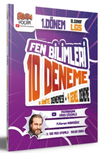 2023 LGS 1. Dönem Fen Bilimleri 10 Deneme Sınavı | M. Kerem Karaoğuz |