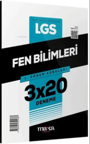 2023 LGS 1.Dönem Konuları Fen Bilimleri 3 Deneme Marka Yayınları | Kol